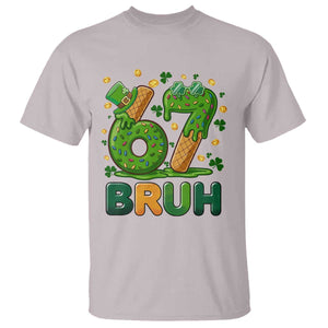 67 St Patricks Day T Shirt Funny Six Seven Bruh Meme TS14 Ice Gray Print Your Wear