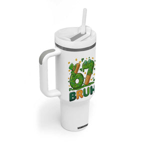 67 St Patricks Day Tumbler With Handle Funny Six Seven Bruh Meme TS14 Print Your Wear