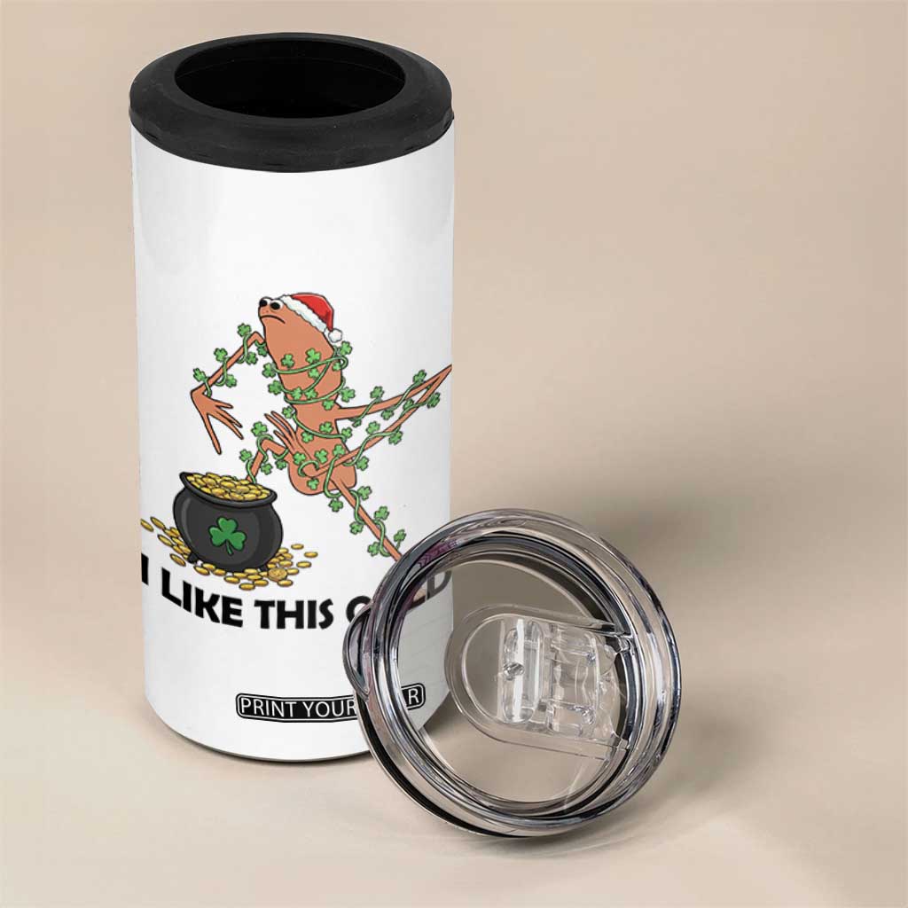 Marcus The Worm St Patricks Day 4 in 1 Can Cooler Tumbler I Like This Gold TS14 Print Your Wear