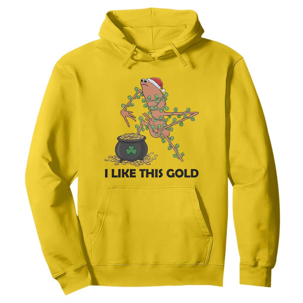 Marcus The Worm St Patricks Day Hoodie I Like This Gold TS14 Daisy Print Your Wear