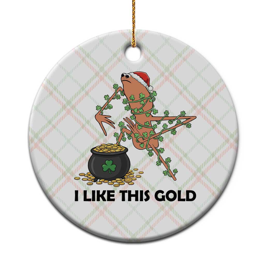 Marcus The Worm St Patricks Day Ceramic Ornament I Like This Gold TS14 1pc Christmas Plaid Print Your Wear