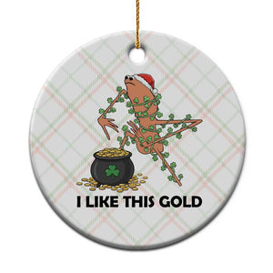 Marcus The Worm St Patricks Day Ceramic Ornament I Like This Gold TS14 1pc Christmas Plaid Print Your Wear