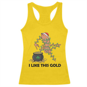 Marcus The Worm St Patricks Day Racerback Tank Top I Like This Gold TS14 Daisy Print Your Wear
