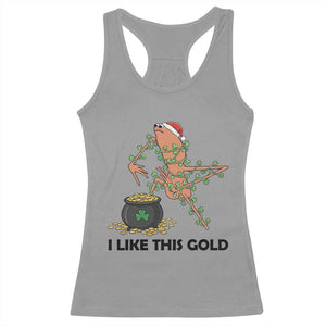 Marcus The Worm St Patricks Day Racerback Tank Top I Like This Gold TS14 Sport Gray Print Your Wear