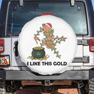 Marcus The Worm St Patricks Day Spare Tire Cover I Like This Gold TS14 No hole White Print Your Wear