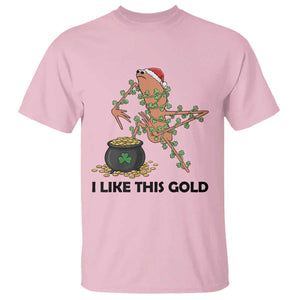 Marcus The Worm St Patricks Day T Shirt I Like This Gold TS14 Light Pink Print Your Wear