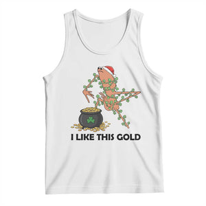 Marcus The Worm St Patricks Day Tank Top I Like This Gold TS14 White Print Your Wear