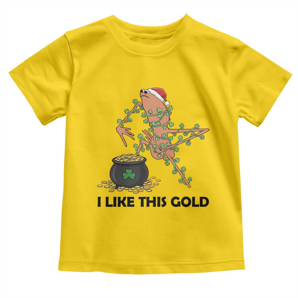 Marcus The Worm St Patricks Day Toddler T Shirt I Like This Gold TS14 Daisy Print Your Wear