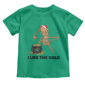 Marcus The Worm St Patricks Day Toddler T Shirt I Like This Gold TS14 Irish Green Print Your Wear