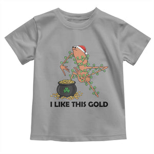 Marcus The Worm St Patricks Day Toddler T Shirt I Like This Gold TS14 Sport Gray Print Your Wear