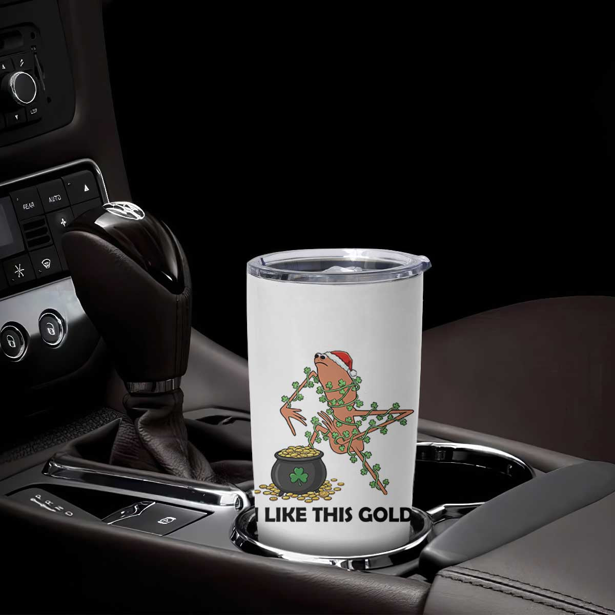 Marcus The Worm St Patricks Day Tumbler Cup I Like This Gold TS14 Print Your Wear