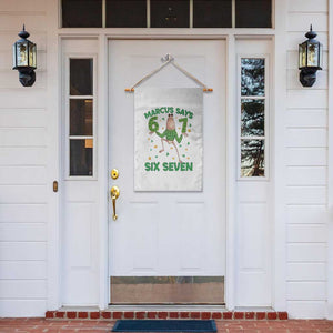 Marcus The Worm St Patricks Day Garden Flag Funny 67 Six Seven Hands Meme TS14 Print Your Wear