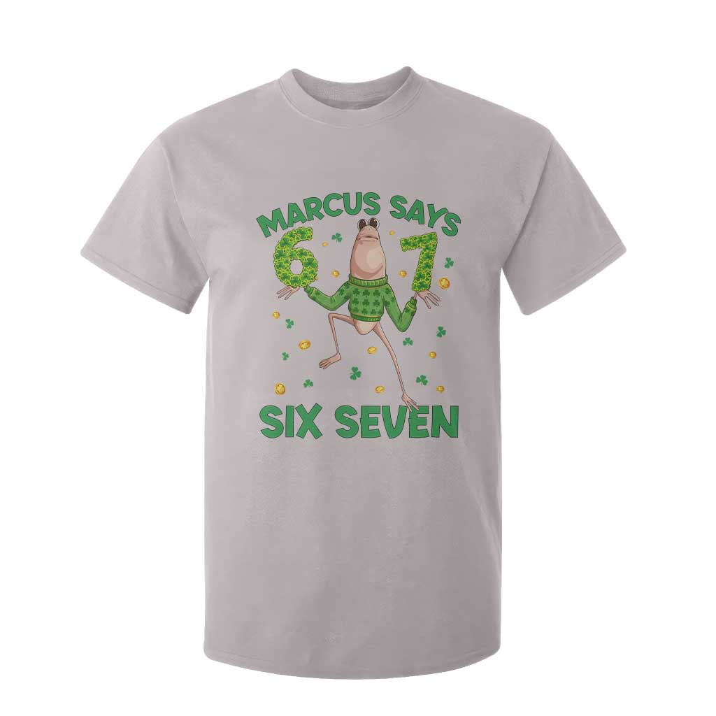 Marcus The Worm St Patricks Day T Shirt For Kid Funny 67 Six Seven Hands Meme TS14 Ice Gray Print Your Wear