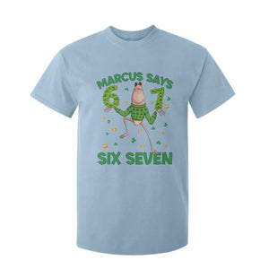 Marcus The Worm St Patricks Day T Shirt For Kid Funny 67 Six Seven Hands Meme TS14 Light Blue Print Your Wear