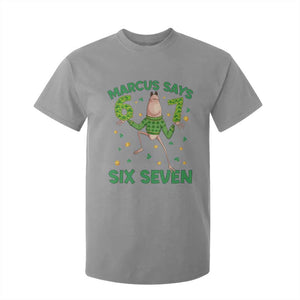 Marcus The Worm St Patricks Day T Shirt For Kid Funny 67 Six Seven Hands Meme TS14 Sport Gray Print Your Wear