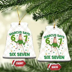 Marcus The Worm St Patricks Day Ceramic Ornament Funny 67 Six Seven Hands Meme TS14 Print Your Wear
