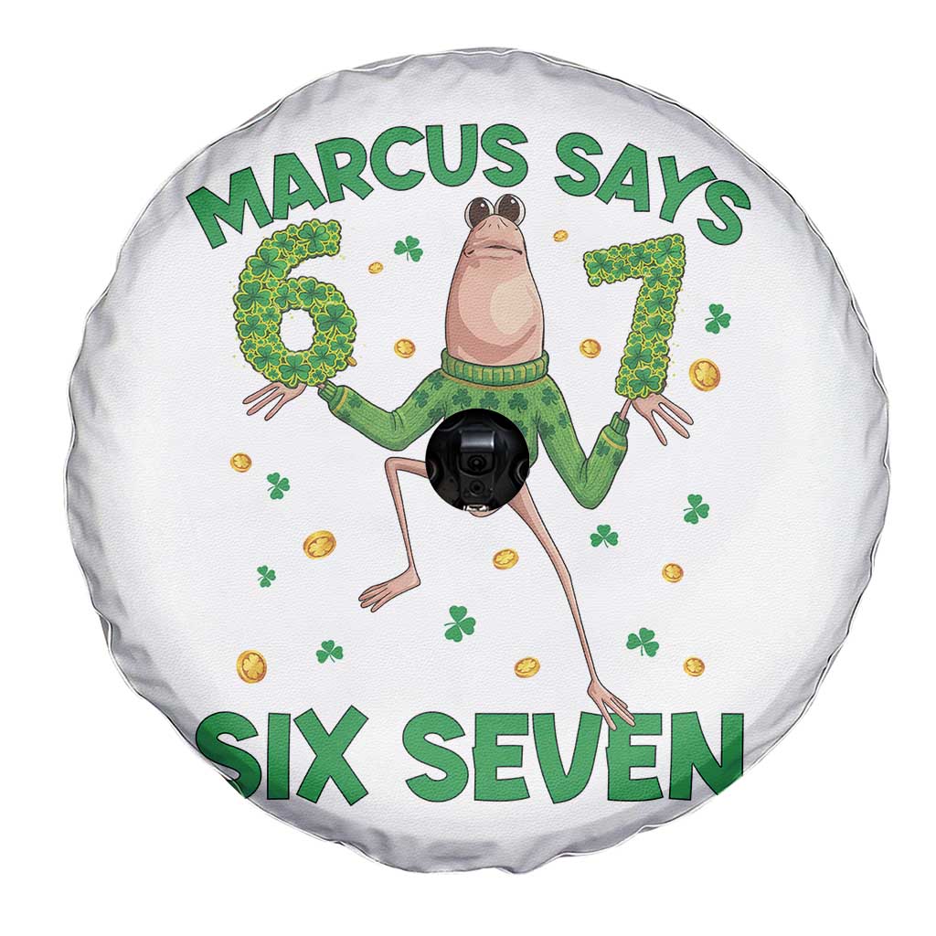Marcus The Worm St Patricks Day Spare Tire Cover Funny 67 Six Seven Hands Meme TS14 Print Your Wear