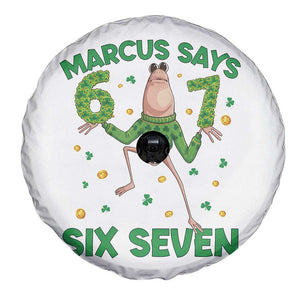 Marcus The Worm St Patricks Day Spare Tire Cover Funny 67 Six Seven Hands Meme TS14 Print Your Wear