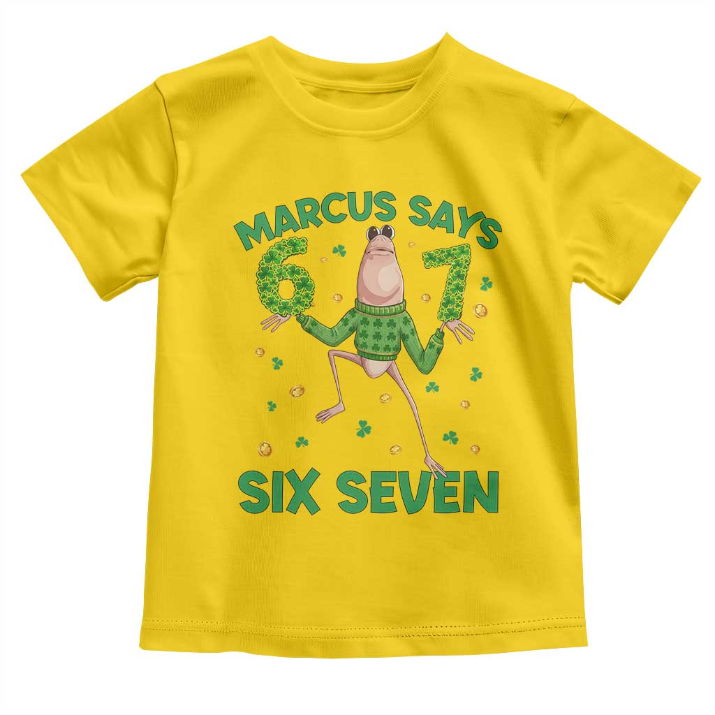 Marcus The Worm St Patricks Day Toddler T Shirt Funny 67 Six Seven Hands Meme TS14 Daisy Print Your Wear