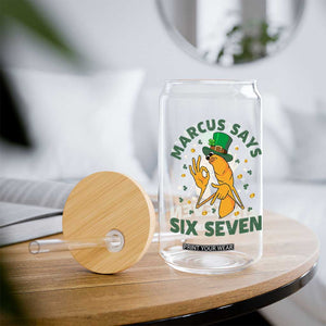 67 St Patricks Day Glass Can Funny Marcus The Worm Say Six Seven Meme TS14 Print Your Wear