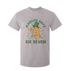 67 St Patricks Day T Shirt For Kid Funny Marcus The Worm Say Six Seven Meme TS14 Ice Gray Print Your Wear