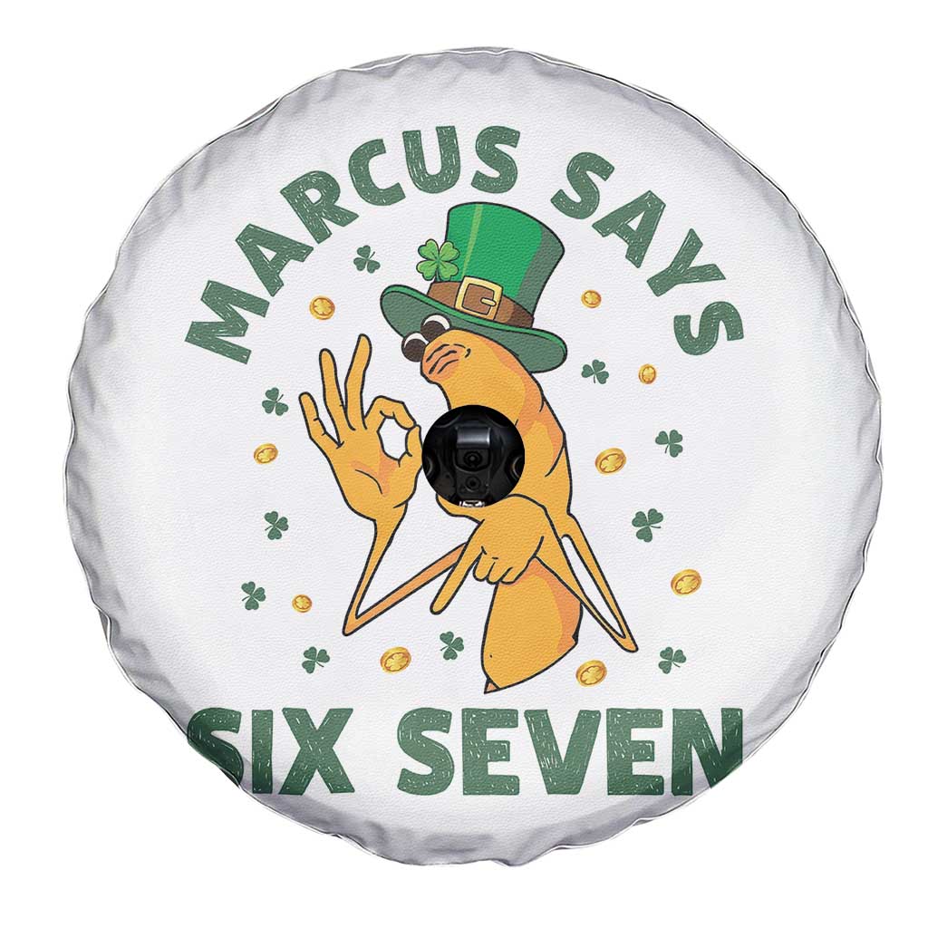 67 St Patricks Day Spare Tire Cover Funny Marcus The Worm Say Six Seven Meme TS14 Print Your Wear