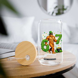 67 St Patricks Day Glass Can Funny Bigfoot Six Seven Shamrock Party Meme TS14 Print Your Wear