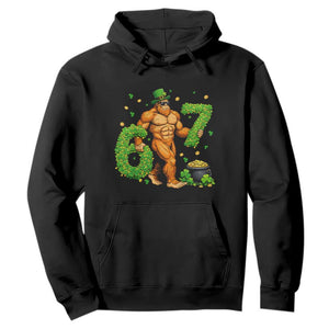 67 St Patricks Day Hoodie Funny Bigfoot Six Seven Shamrock Party Meme TS14 Black Print Your Wear