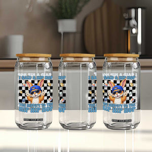 Funny Easter Bunny Glass Can I Said A Hip Hop The Hippity To The Hip Hip Hop TS14 Print Your Wear