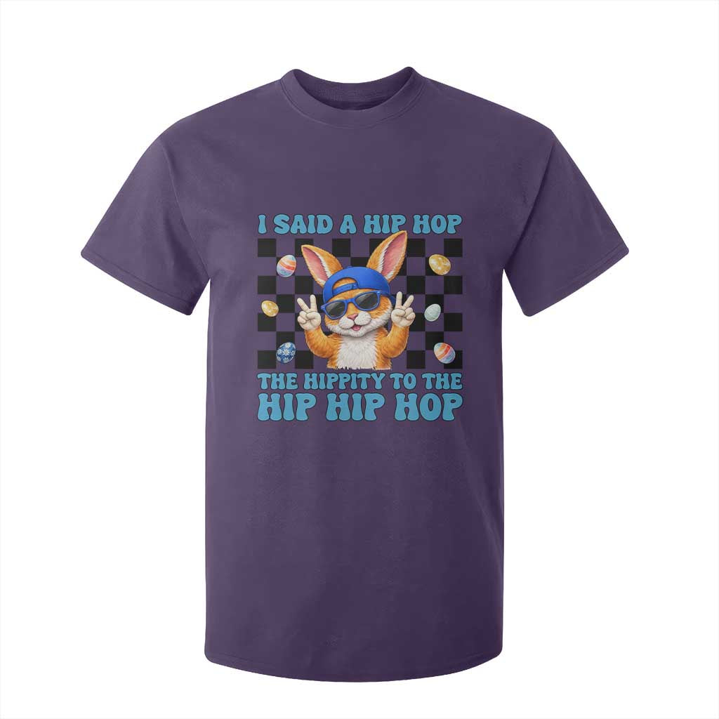 Funny Easter Bunny T Shirt For Kid I Said A Hip Hop The Hippity To The Hip Hip Hop TS14 Purple Print Your Wear