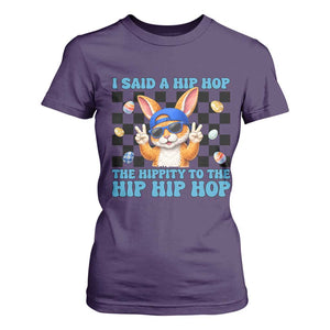 Funny Easter Bunny T Shirt For Women I Said A Hip Hop The Hippity To The Hip Hip Hop TS14 Purple Print Your Wear