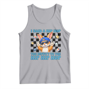 Funny Easter Bunny Tank Top I Said A Hip Hop The Hippity To The Hip Hip Hop TS14 Athletic Heather Print Your Wear