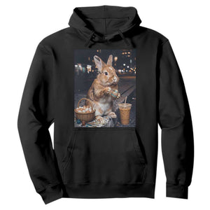 Easter Bunny Iced Coffee Hoodie Funny Rabbit Egg Painting TS14 Black Print Your Wear