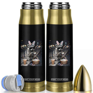 Easter Raccoon Iced Coffee Bullet Tumbler Funny Trash Panda Egg Painting TS14 Black Print Your Wear