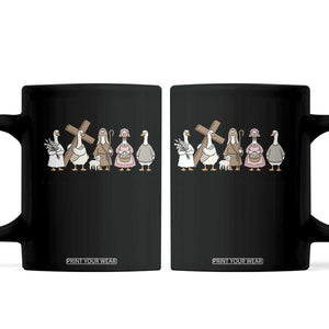 He Is Risen Silly Goose Coffee Mug Funny Christian Easter TS14 Black Print Your Wear