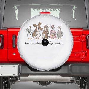 He Is Risen Silly Goose Spare Tire Cover Funny Christian Easter TS14 White Print Your Wear
