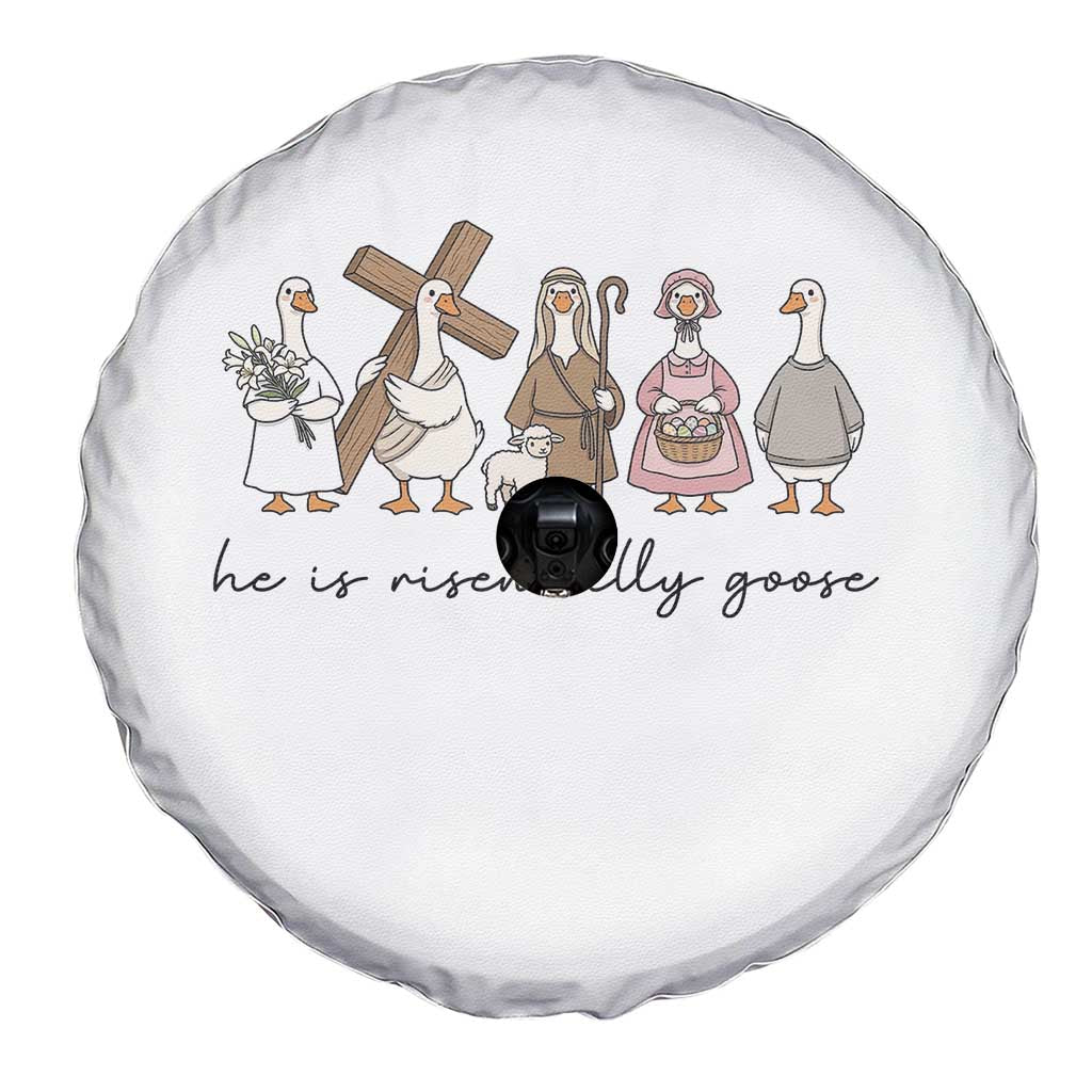 He Is Risen Silly Goose Spare Tire Cover Funny Christian Easter TS14 Print Your Wear