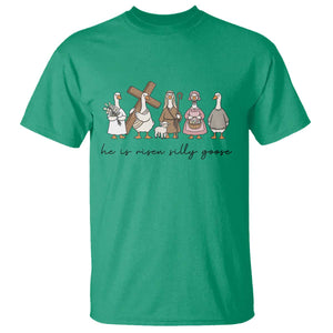 He Is Risen Silly Goose T Shirt Funny Christian Easter TS14 Irish Green Print Your Wear