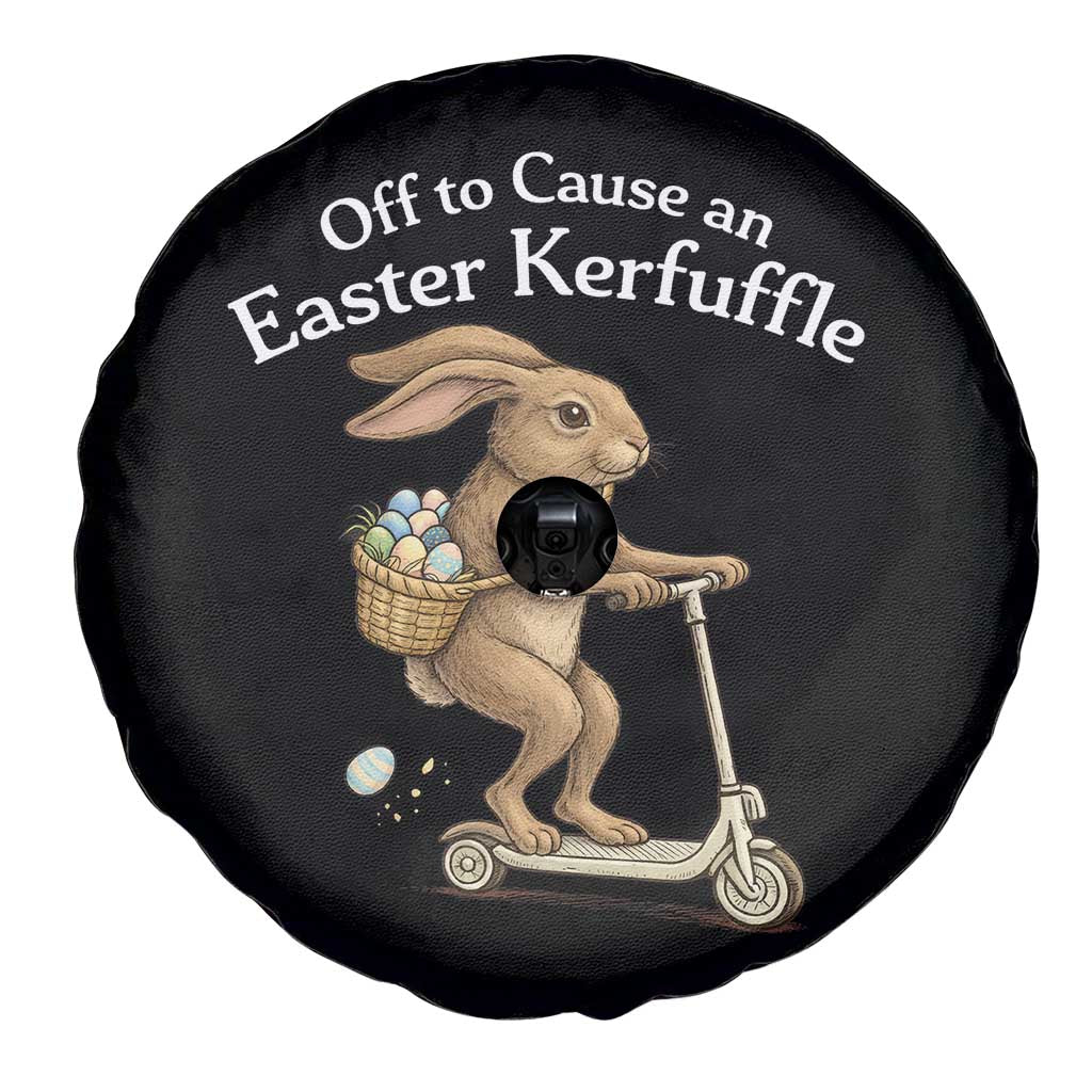 Funny Easter Bunny Spare Tire Cover Off To The Cause an Easter Kerfuffle TS14 Print Your Wear