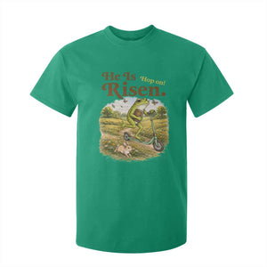He Is Risen Hop On T Shirt For Kid Christian Easter Frog TS14 Irish Green Print Your Wear