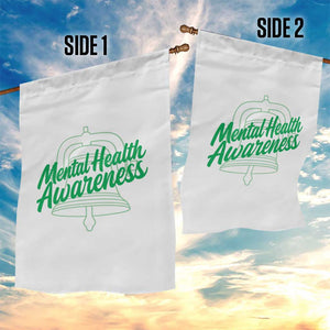 Mental Health Matters Awareness Garden Flag Support Squad Green Ribbon TS14 Print Your Wear