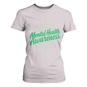 Mental Health Matters Awareness T Shirt For Women Support Squad Green Ribbon TS14 Ice Gray Print Your Wear