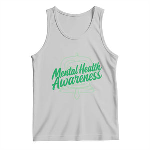 Mental Health Matters Awareness Tank Top Support Squad Green Ribbon TS14 Ash Print Your Wear