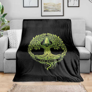 Mental Health Awarenes Throw Blanket Tomorrow Needs You You Matter TS14 Print Your Wear
