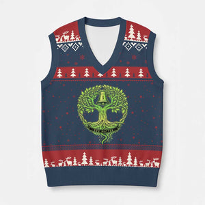 Mental Health Awarenes V-Neck Knit Sweater Vest Tomorrow Needs You You Matter TS14 Navy Red Print Your Wear