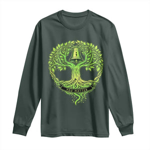 Mental Health Awarenes Long Sleeve Shirt Tomorrow Needs You You Matter TS14 Dark Forest Green Print Your Wear