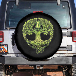 Mental Health Awarenes Spare Tire Cover Tomorrow Needs You You Matter TS14 No hole Black Print Your Wear