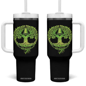 Mental Health Awarenes Tumbler With Handle Tomorrow Needs You You Matter TS14 One Size: 40 oz Black Print Your Wear