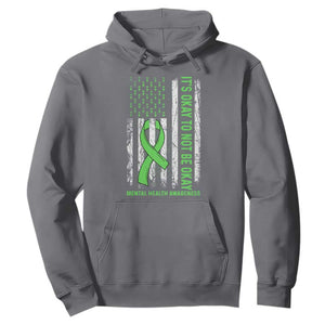 Mental Health Awarenes Hoodie It's Okay To Not Be Okay TS14 Charcoal Print Your Wear