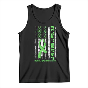 Mental Health Awarenes Tank Top It's Okay To Not Be Okay TS14 Black Print Your Wear